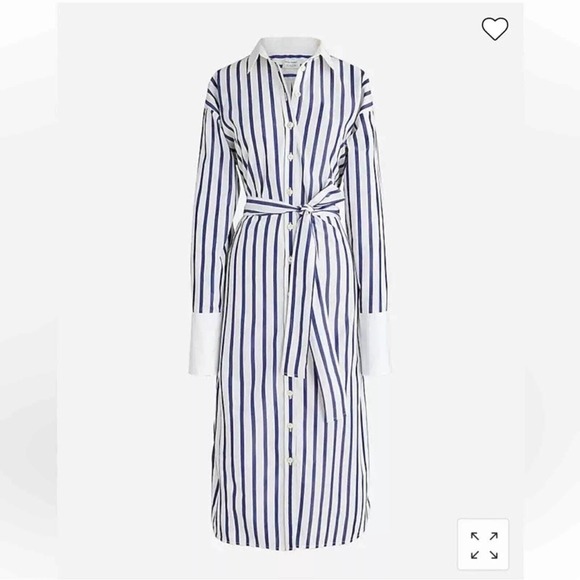 Marie Marot x J.Crew Dresses & Skirts - J.Crew x Marie Marot tie-waist shirtdress in Thomas Mason cotton poplin NWT S 00